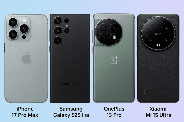Top smartphones launched third week of September 2025 iPhone 17 Pro Max, Samsung Galaxy S25 Ultra, OnePlus 13 Pro, Xiaomi Mi 15 Ultra